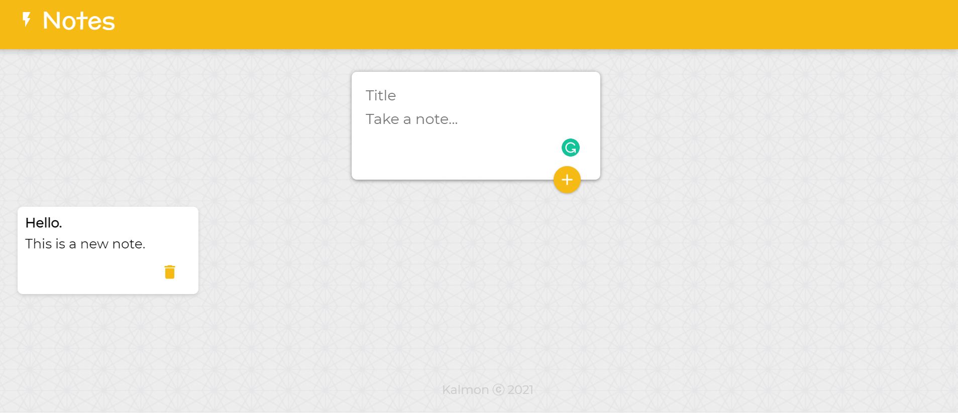 Notes App